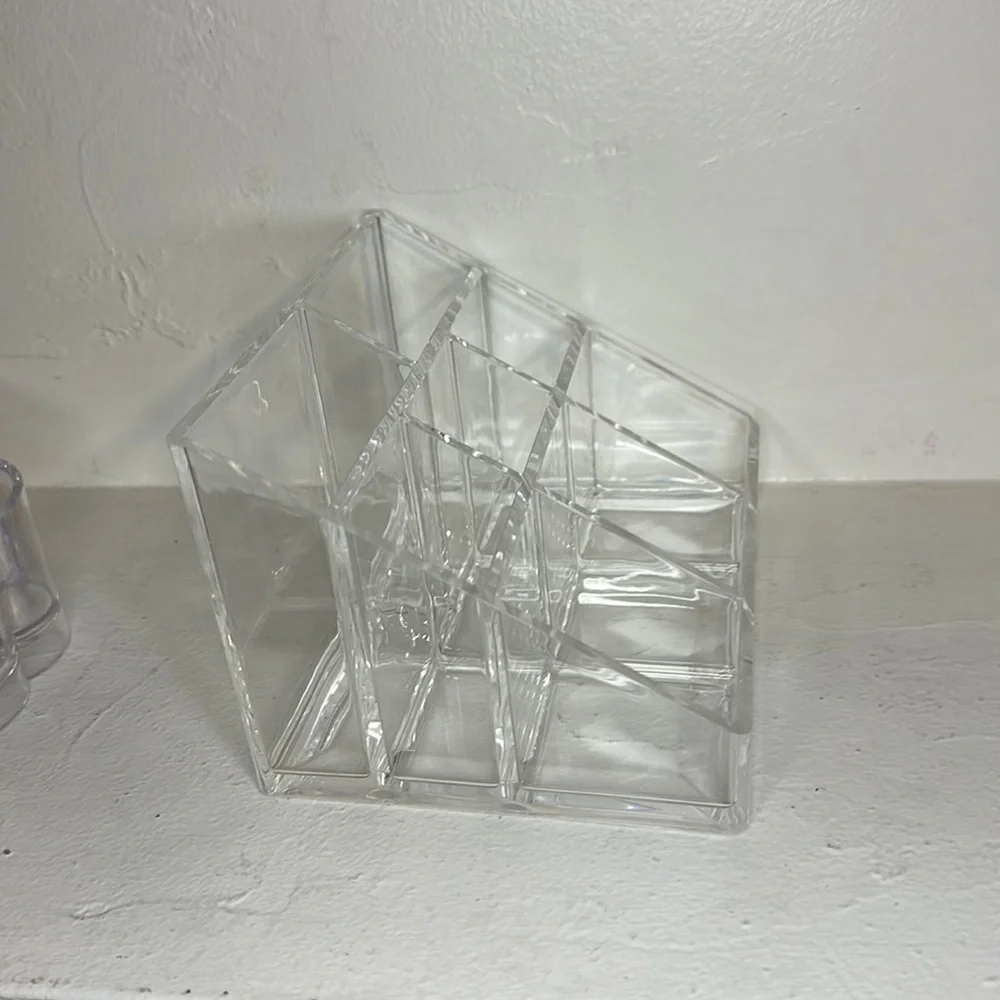 3 pc acrylic cosmetic organizers bundle
